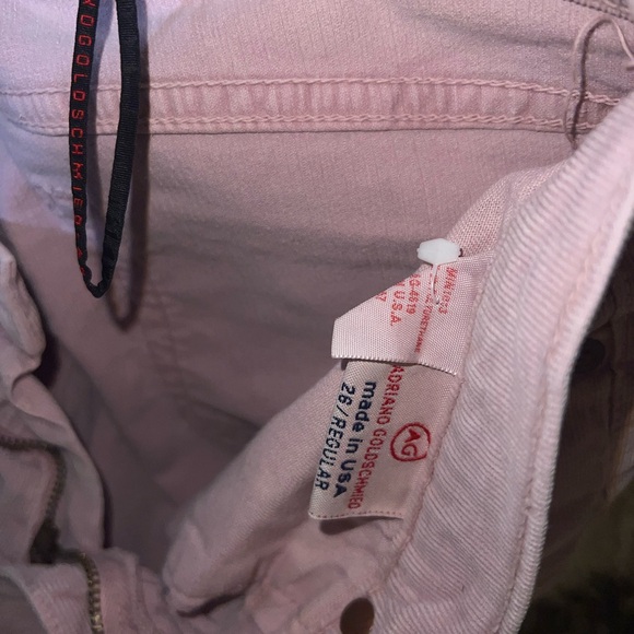 Ag Adriano Goldschmied Light Pink Pants - Picture 3 of 6